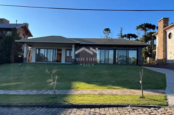 Exclusiva Residência Térrea no Condomínio Laje de Pedra - Canela, RS - Foto 1