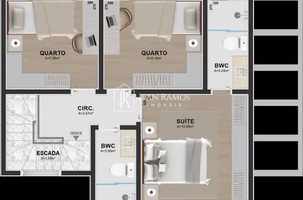 Sobrado para venda, 3 quarto(s),  Xaxim, Curitiba - Foto 12
