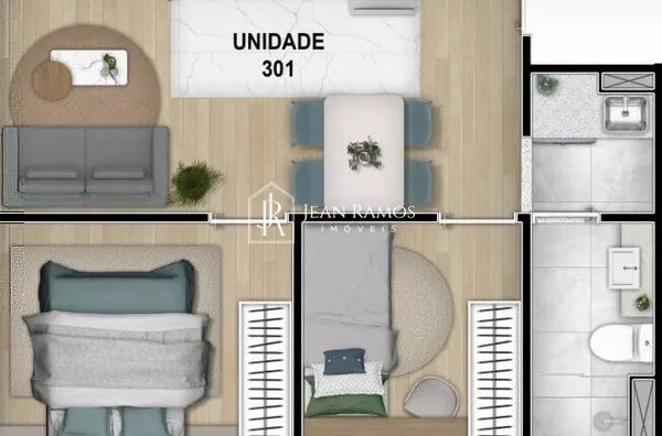 Apartamento para venda, 2 quarto(s),  Fazendinha, Curitiba - Foto 6