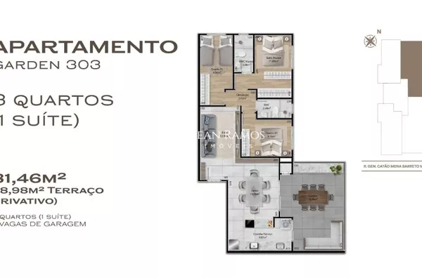 Apartamento Garden para venda,  São Pedro, São José Dos Pinhais - Foto 3