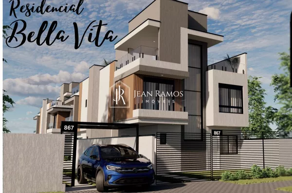 Sobrado moderno para venda,  Uberaba, Curitiba - Foto 1