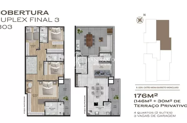 Cobertura para venda,  São Pedro, São José Dos Pinhais - Foto 3