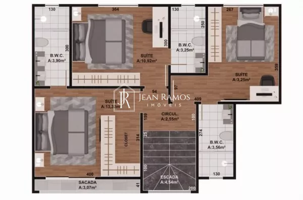 Sobrado para venda, 3 quarto(s),  Capão Raso, Curitiba - Foto 4