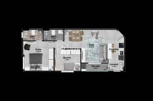 Apartamento para venda, 2 quarto(s),  Agua Verde, Curitiba - Foto 5