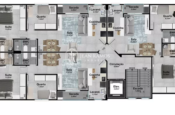 Apartamento para venda, 2 quarto(s),  Agua Verde, Curitiba - Foto 3