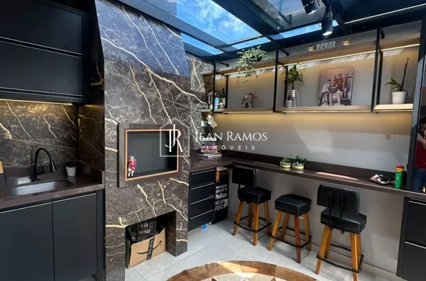 Sobrado de frente para rua com area gourmet para venda,  Alto Boqueirão, Curitiba