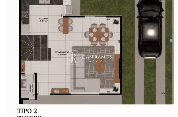 Sobrado moderno para venda,  Uberaba, Curitiba - Foto 5