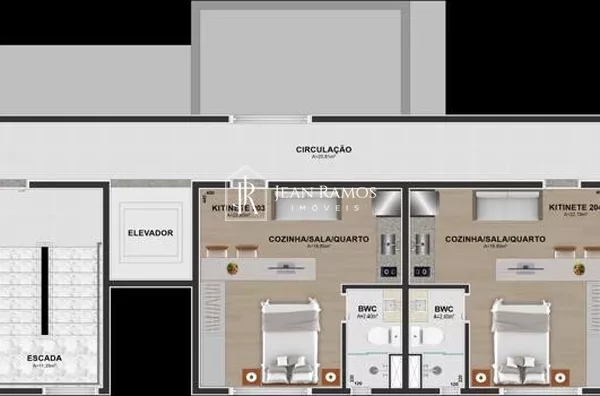 Apartamento para venda, 1 quarto(s),  Hauer, Curitiba - Foto 3