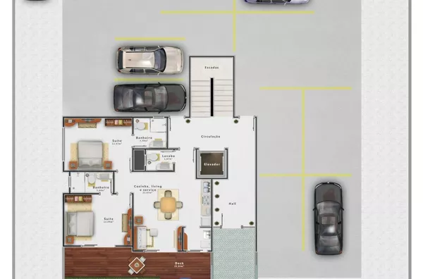 Apartamento 2 quartos à venda na Praia Grande em Governador Celso Ramos - Foto 13