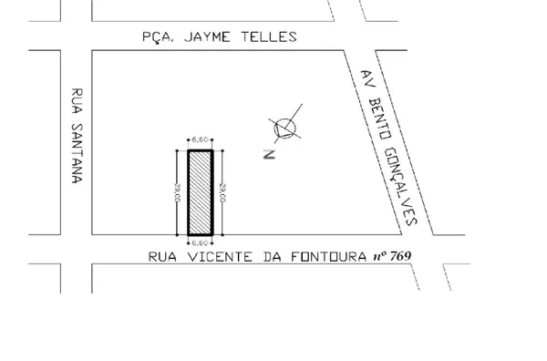 Terreno à Venda e Aluguel  no Bairro Santana – Porto Alegre | Residencial ou Comercial - Foto 3