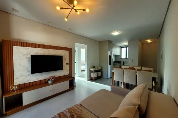 Apartamento Mobiliado com 3 Dormitórios a Poucos Passos do Mar na Praia de Palmas - Foto 3