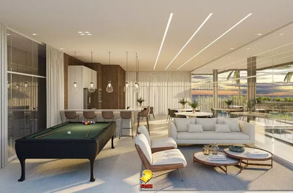 Apartamento com 3 suítes e Infraestrutura completa na Praia de Palmas em Santa Catarina