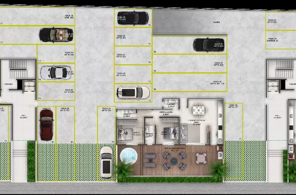 Apartamento Garden com Piscina Privativa – 2 Suítes – Frente – Bombinhas SC - Foto 7