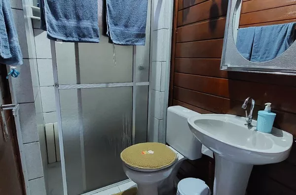 Casa de Madeira 3 Dorm, Espaço Gourmet, Terreno 1.100m² – Fazenda da Armação – R$ 995.000 - Foto 13