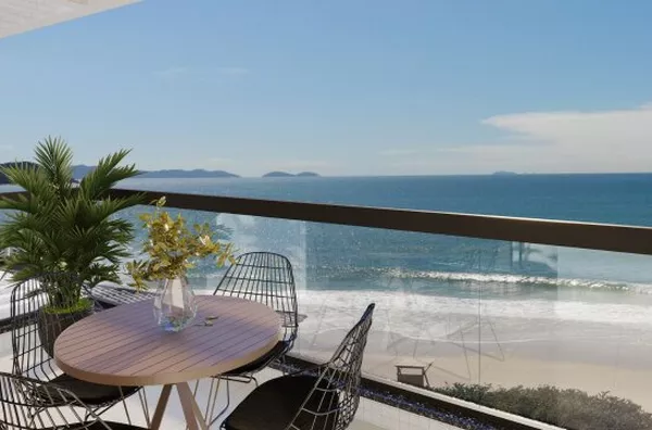 APARTAMENTO COM 2 QUARTOS E 1 SUÍTE À VENDA NA PRAIA DE PALMAS – GOVERNADOR CELSO RAMOS/SC - Foto 1