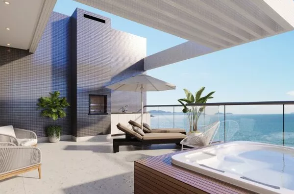 APARTAMENTO COM 2 QUARTOS E 1 SUÍTE À VENDA NA PRAIA DE PALMAS – GOVERNADOR CELSO RAMOS/SC - Foto 5