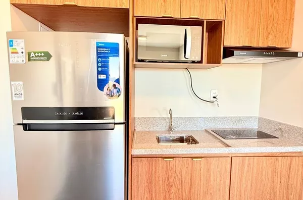 Apartamento mobiliado de 1 dorm na Vila Romana