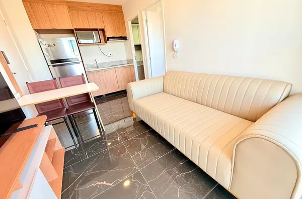 Apartamento mobiliado de 1 dorm na Vila Romana