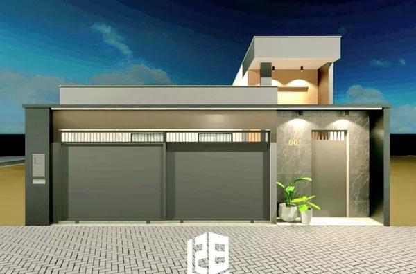 Casa à venda no Vale Dourado com piscina com 3 quartos, sendo um suíte. - Foto 1