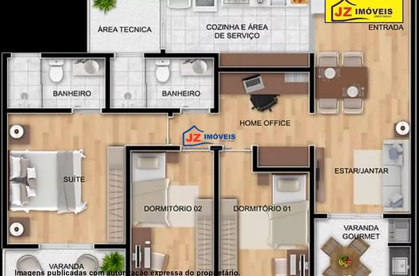 APARTAMENTO EM Jardim das Flores