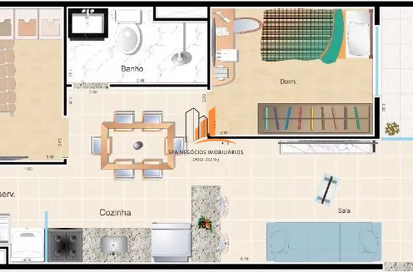 Apartamento com 2 dormitórios à venda, 29 m² por R$ 168.200,00 - Cidade Patriarca - São Paulo/SP