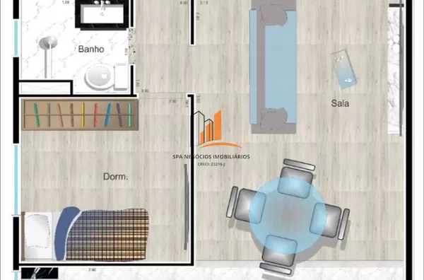 Apartamento com 2 dormitórios à venda, 55 m² por R$ 320.000,00 - Vila Guilhermina - São Paulo/SP