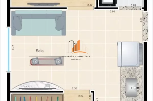 Apartamento com 2 dormitórios à venda, 29 m² por R$ 168.200,00 - Cidade Patriarca - São Paulo/SP