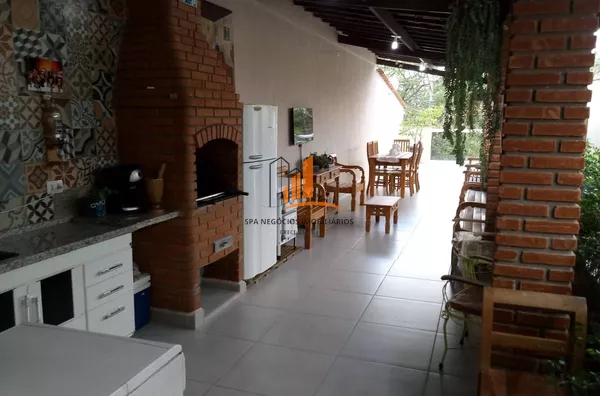 Casa térrea com terraço gourmet