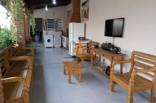 Casa térrea com terraço gourmet
