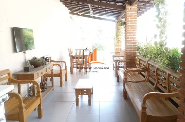 Casa térrea com terraço gourmet
