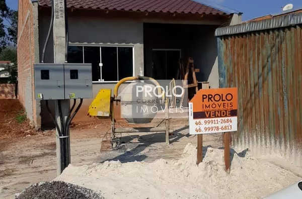 (VENDIDO) CASA NOVA (EM CONSTRUÇÃO ) COM BOA SOBRA DE LOTE.