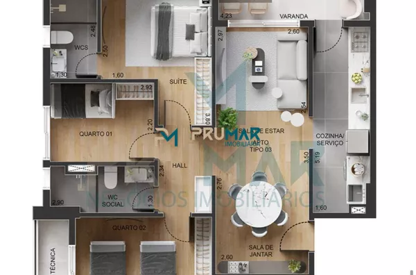 Apartamento para Venda em João Pessoa / PB no bairro Bessa