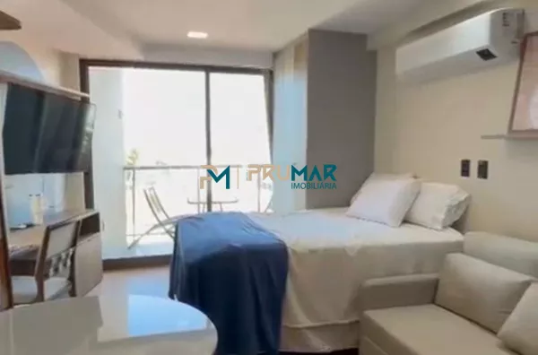 Flat 100% mobiliado!
