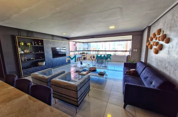 Apartamento porteira fechada com 3 suítes no aeroclube!