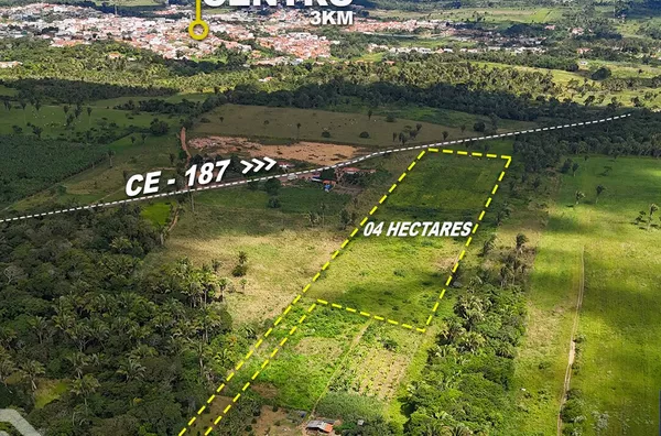 TERRENO DE 04 HECTARES SÍTIO PIMENTEIRA