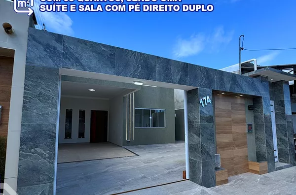 CASA MODERNA À VENDA – RECÉM-CONSTRUÍDA NO BAIRRO SERRAVILLE! 