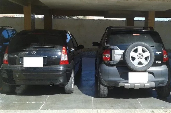 1 vaga /2 carros