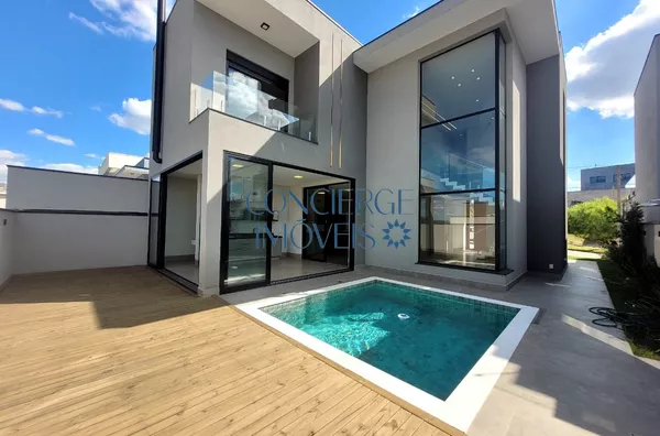Casa Moderna 3 Suítes com Piscina | Bosque da Mata- Valinhos