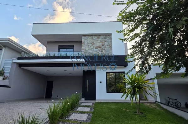  Casa no Cond.Villa do Sol - Valinhos - Recém Construída - Moderna