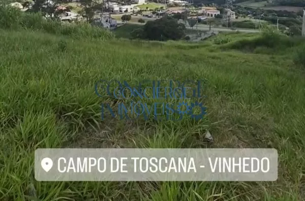Terreno de 1.064m² no Cond. Campo de Toscana, Vinhedo