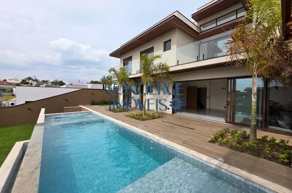 Casa automatizada, recém construída, com 4 suítes, no cond. Terras de Santa Teresa, Vinhedo