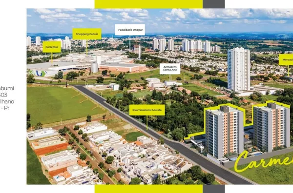CARMEL - Apartamento 2 Quartos, À Venda na Gleba Palhano