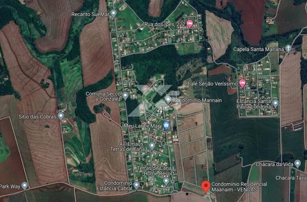 RESIDENCIAL MAANAIN - Terreno em Condomínio Fechado com 1590m²