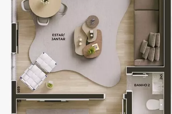 Apartamento 2 Quartos À Venda na Gleba Palhano, Londrina - LANÇAMENTO! Novo na Planta!