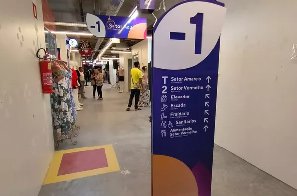Box para alugar, com 5,08 m² no Estação Fashion.