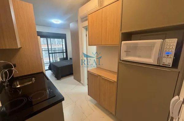 Studio 25 m, 1 quarto, Brooklin, Aluga