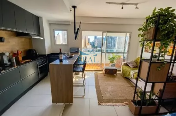 Studio 37 METROS, 1 QUARTO, 1 BANHEIRO, 1 VAGA,  Brooklin,  ALUGA