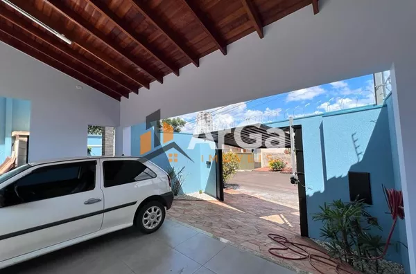 Garagem coberta para 2 veículos