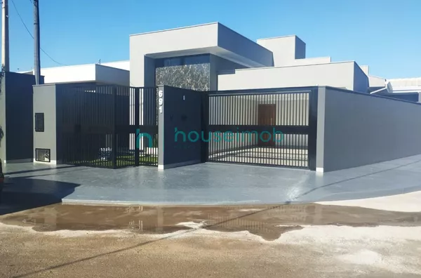 Casa nova à venda, com 3 dormitórios, 135,00 m² de construção por R$ 650.000 - Loteamento Águas do Eloy - Ourinhos/SP - Foto 1