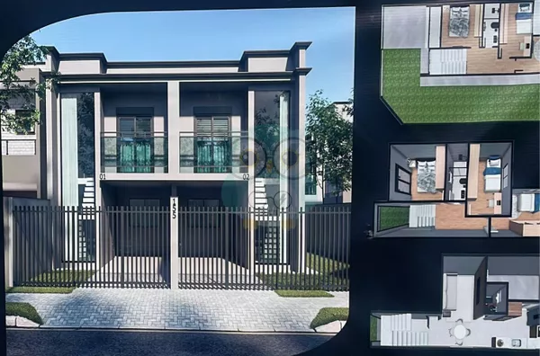 Sobrado para venda, 3 quarto(s),  Alto Boqueirão, Curitiba - Foto 1